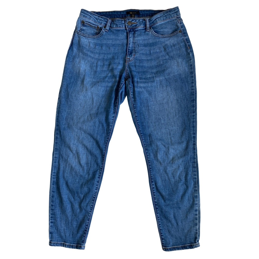 Frye Womens Blue Tapered Leg Stretch Denim Jeans Size 10 WMS9BDP03